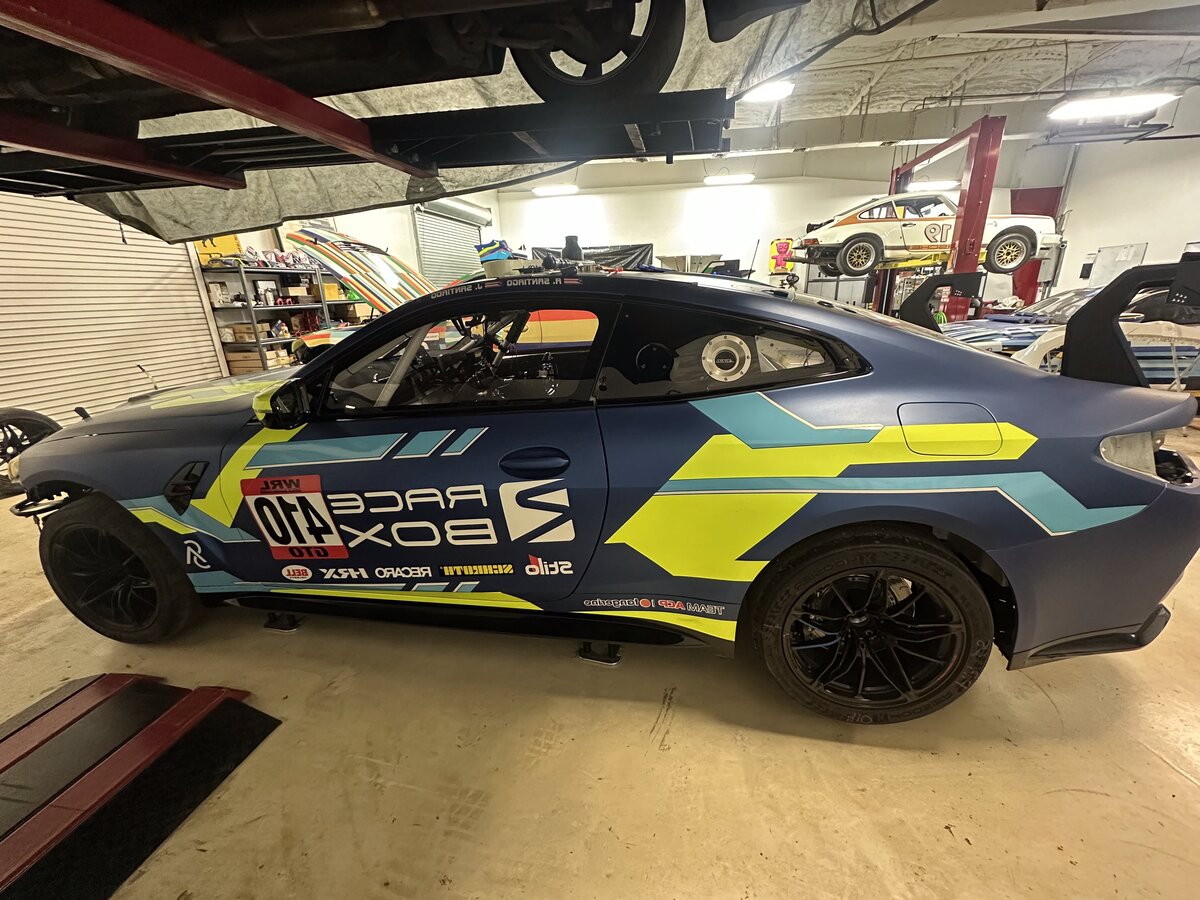 WRL race car livery wrap